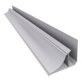 ÁNGULO PERIMETRAL PVC COLOR CINZA 6 METROS LINEALES ángulo Perimetral Pvc Color Cinza 6 Metros Lineales