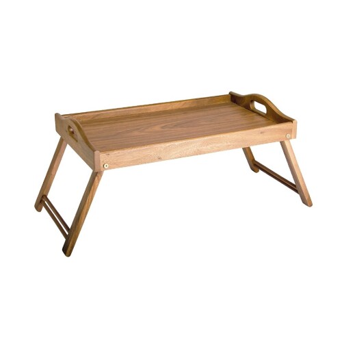 Bandeja de cama plegable - Madera maciza Bandeja de cama plegable - Madera maciza