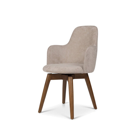 Silla Giratoria Laura - Tela Microfibra T2173 (Tostado)