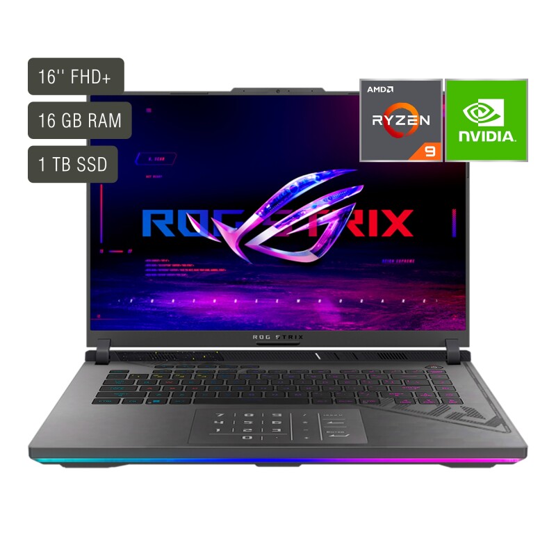 Notebook Gamer Asus Rog Strix 16'' Ryzen 9 16gb 1tb Win11 Rtx5070 Notebook Gamer Asus Rog Strix 16'' Ryzen 9 16gb 1tb Win11 Rtx5070