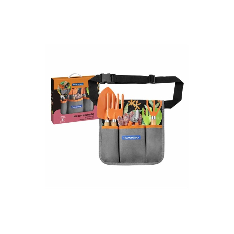 KIT PARA JARDIN 8 PIEZAS TRAMONTINA NARANJA