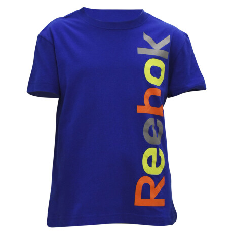 Remera Reebok B RBK GR Deportiva Casual Para Niños y Jóvenes Azul