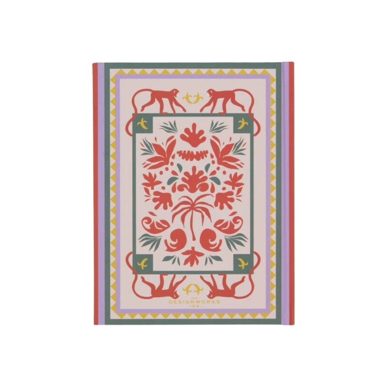 Cuaderno tapa dura rayado 15 x 19,5cm Monkey