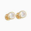 Caravanas para bebé en oro 18K con circonias Caravanas Para Bebé En Oro 18k Con Circonias