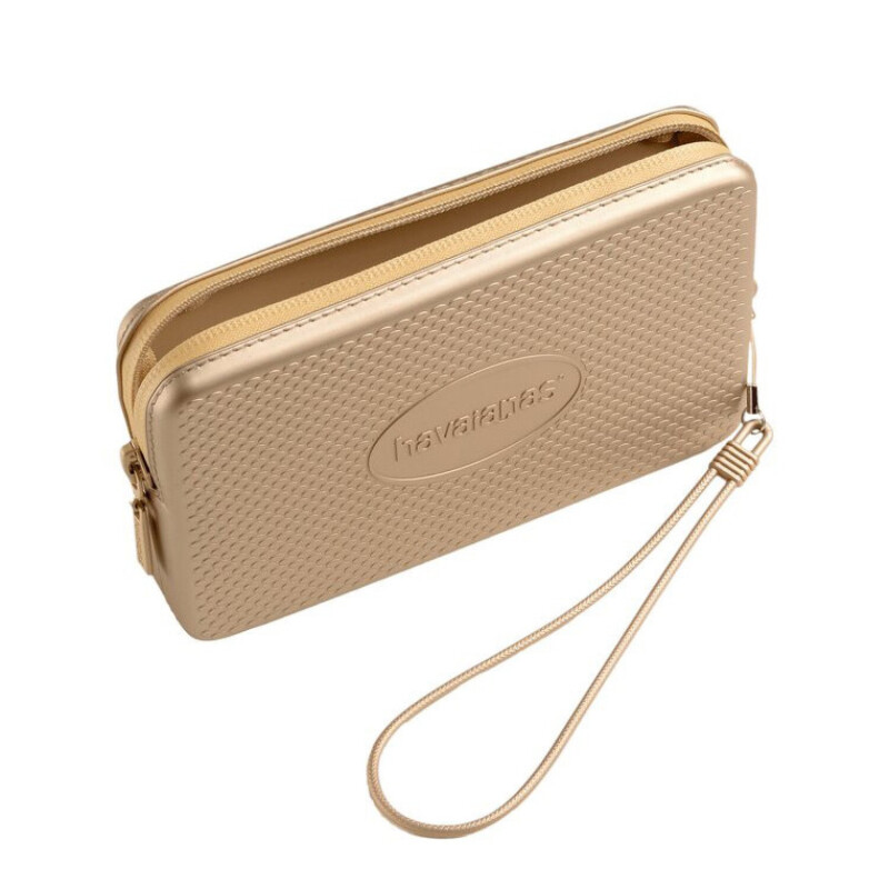 Billetera Havaianas Bag Plus Dorado Champagne