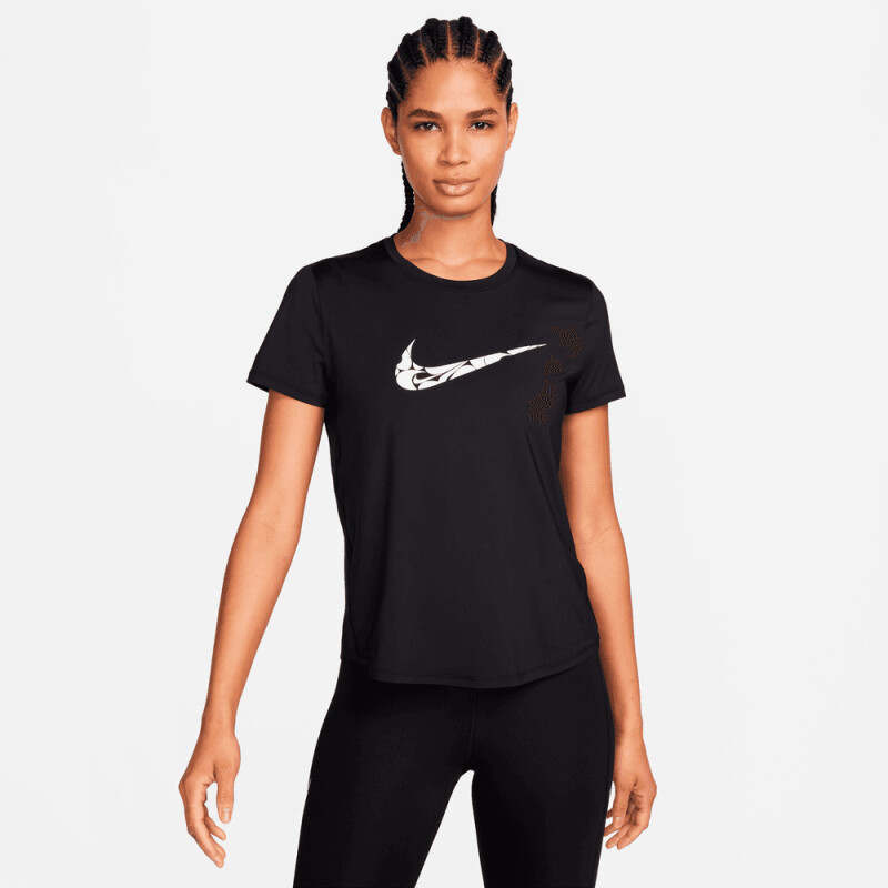 Camiseta Nike One Swoosh de Mujer Negro