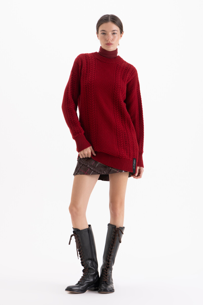 SWEATER MATILDA Bordo