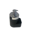 Dispensador de Jabón líquido y porta esponja - Negro Dispensador de Jabón líquido y porta esponja - Negro