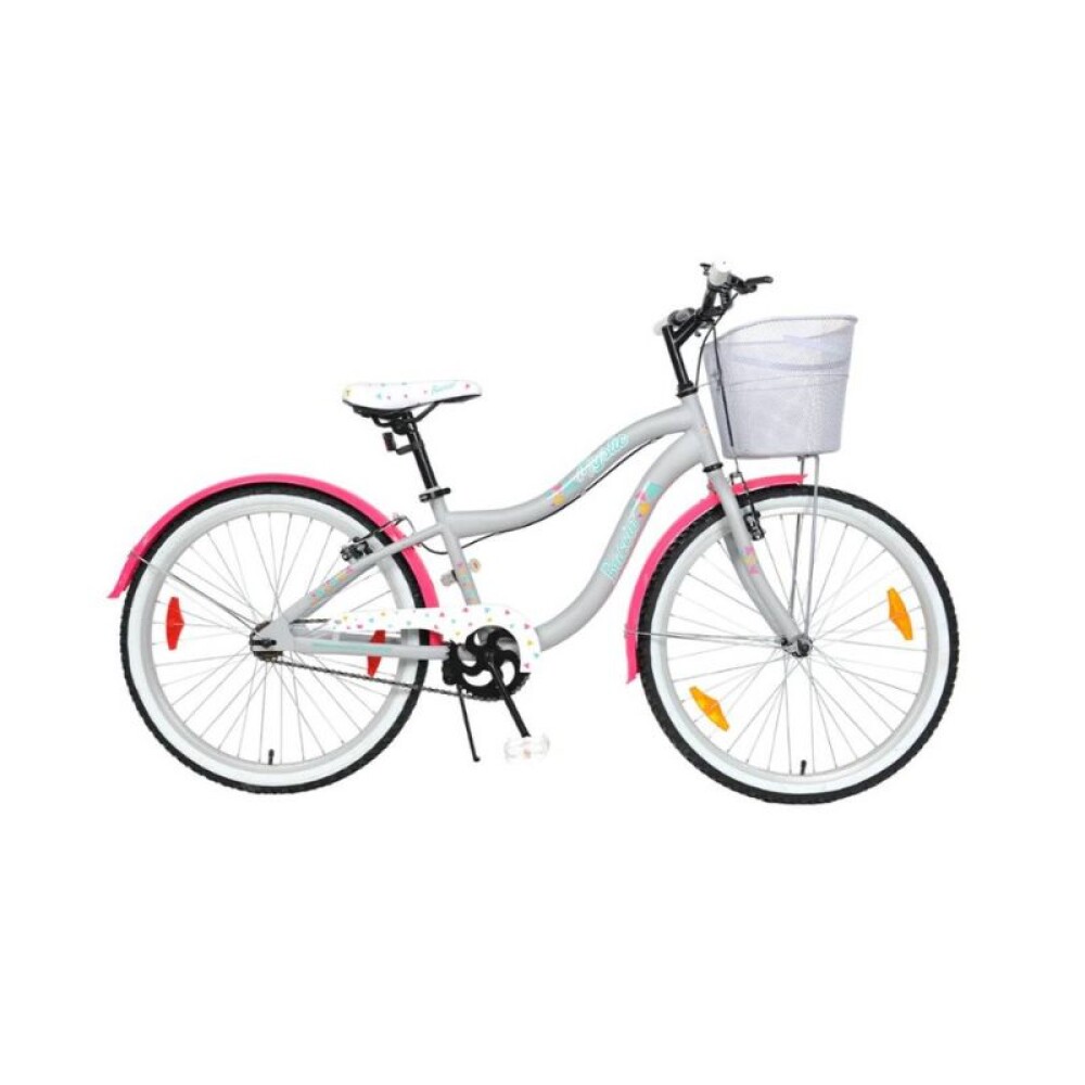 Bicicleta Mystic - Rodado 24 - Baccio Gris / Fucsia