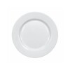 Plato llano melamina blanca 23 cm Plato llano melamina blanca 23 cm