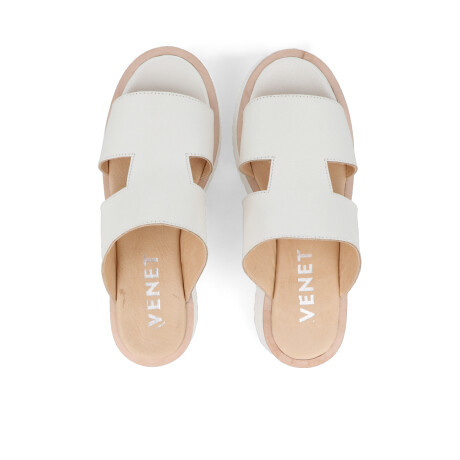 SANDALIAS CUERO MELLI BLANCO