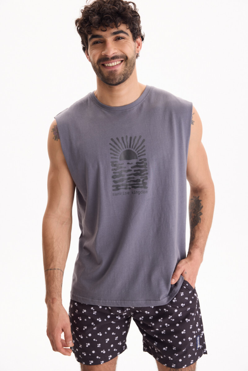 Remera Sunrise - Gris 