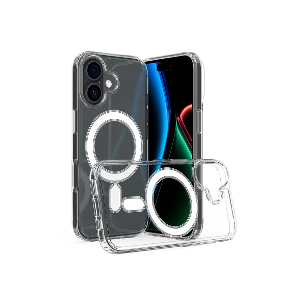 Protector rígido para iPhone 17 transparente con MagSafe Protector Rígido Para Iphone 17 Transparente Con Magsafe