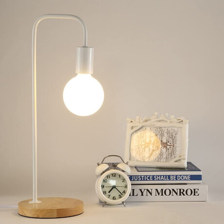 DECO100 Lámpara de Mesa Miranda Blanca