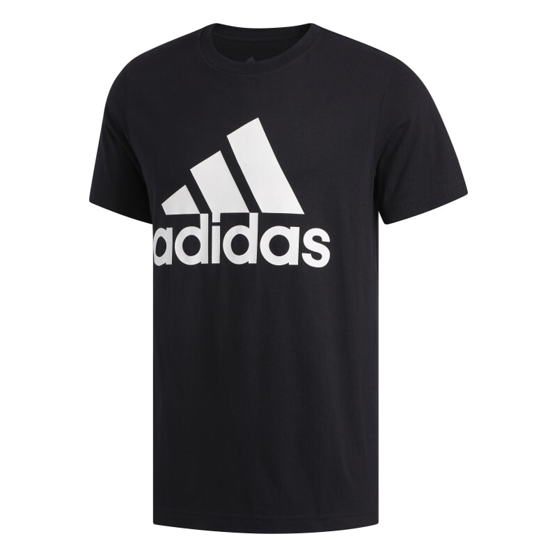 Remera ADIDAS BASIC de Hombre - ED9605 Negro-blanco