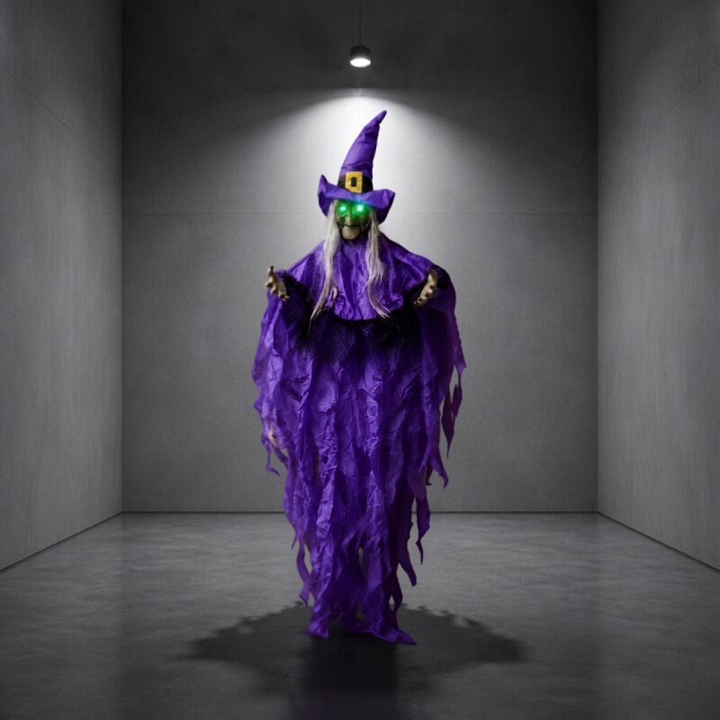 Bruja Colgante con Luz y Sonido Bruja Colgante con Luz y Sonido