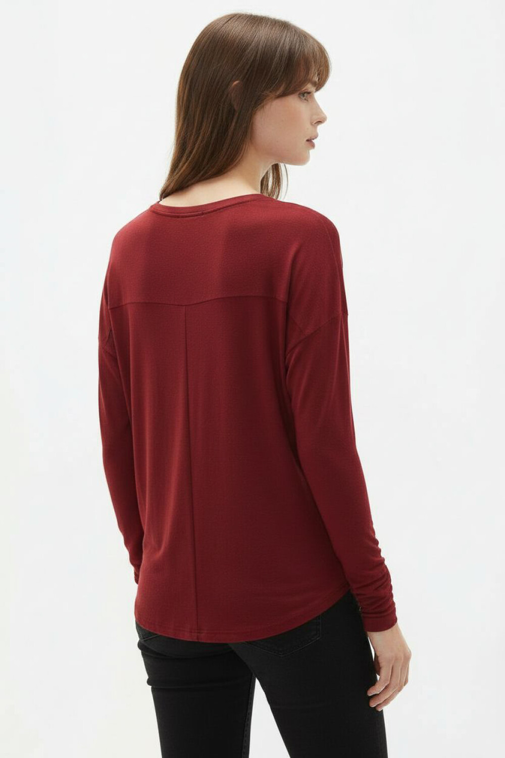 Remera Flea Bordeaux Oscuro