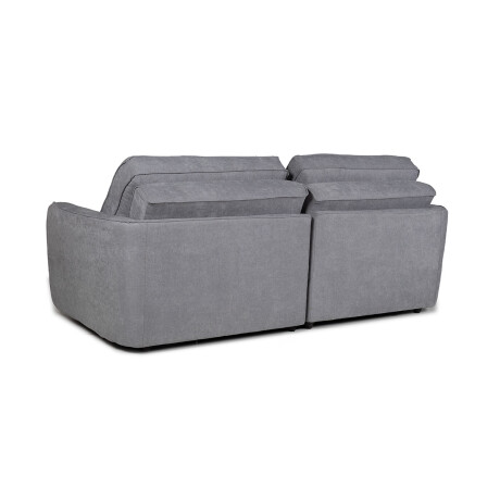Sofá Cama Ravena - Tela Microfibra 9250 (Grafito)