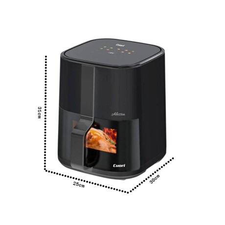 Freidora de Aire Digital Airfryer Cuori Alessia 4.5L Negro