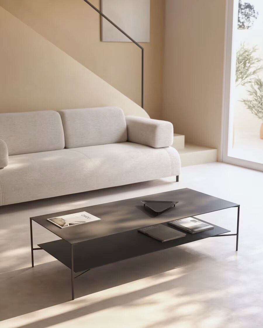 Mesa de centro Azisi 140 x 60 cm Mesa de centro Azisi 140 x 60 cm