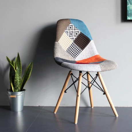 SILLA DE COMEDOR EAMES Silla Eames Patchwork