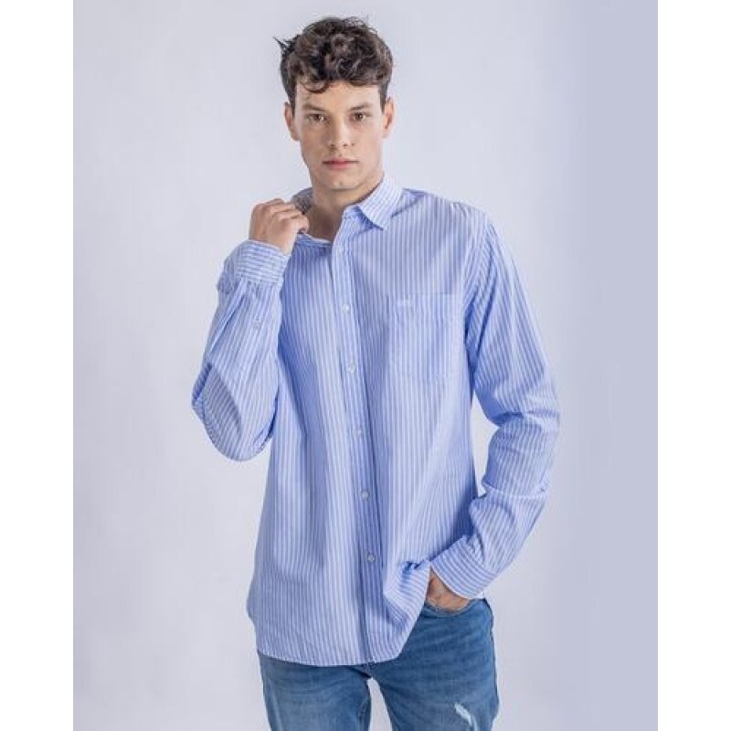 Camisa manga larga UFO Boggs azul Azul