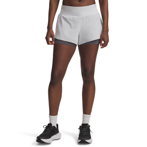 UA Launch Pro 3" 2in1 Shorts-YLW GRY-014