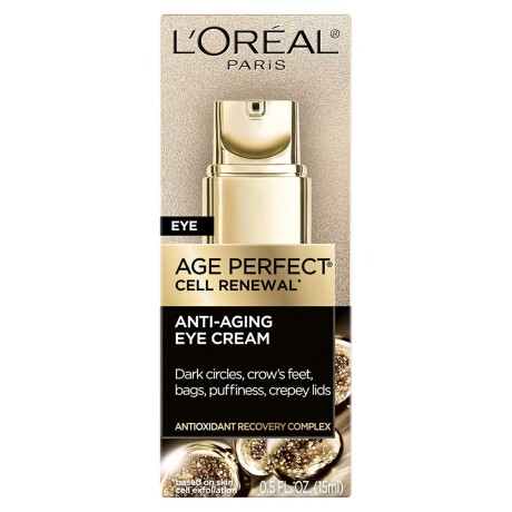 Crema contorno de ojos L'Oreal Age Perfect Cell Renewal antiedad con 24h de hidratación para reducir ojeras y bolsas Crema contorno de ojos L'Oreal Age Perfect Cell Renewal antiedad con 24h de hidratación para reducir ojeras y bolsas