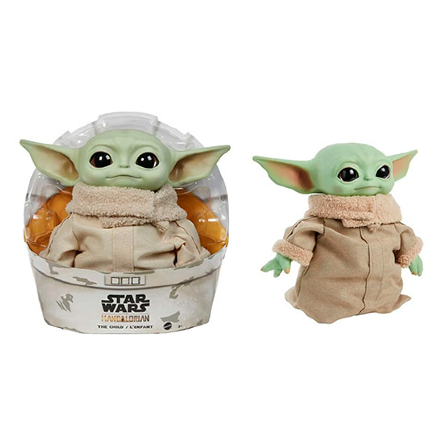 Star Wars Bebé Yoda Peluche-8'', Moda de Mujer