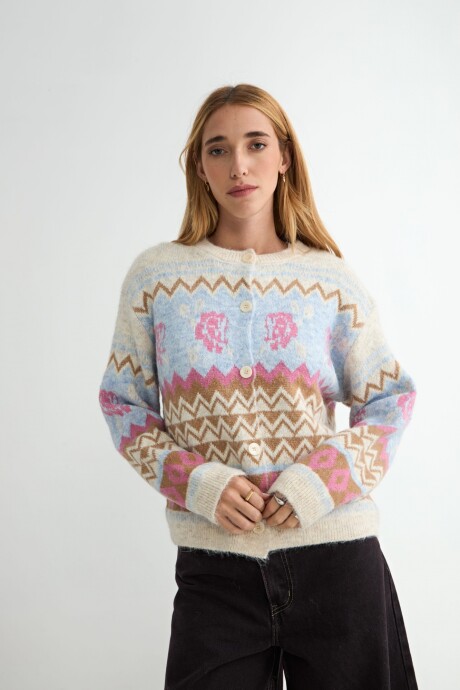 CARDIGAN CALICANTO ROSADO