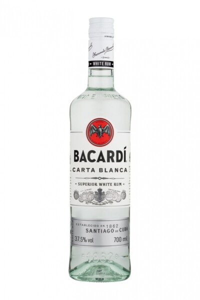 Ron BACARDI Carta Blanca 700ml. Ron BACARDI Carta Blanca 700ml.
