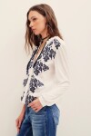 CAMISA AMALITA EMBRO Crudo