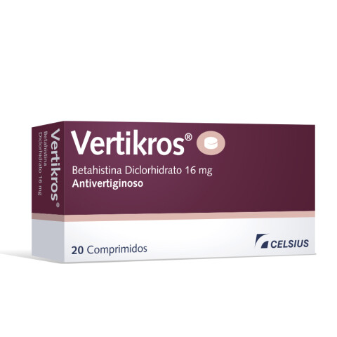 Vertikros 16 mg x20 comprimidos Vertikros 16 mg x20 comprimidos