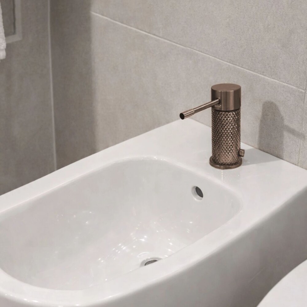 Grifería de bidet Monocomando Signature Bronce cepillado Grifería De Bidet Monocomando Signature Bronce Cepillado