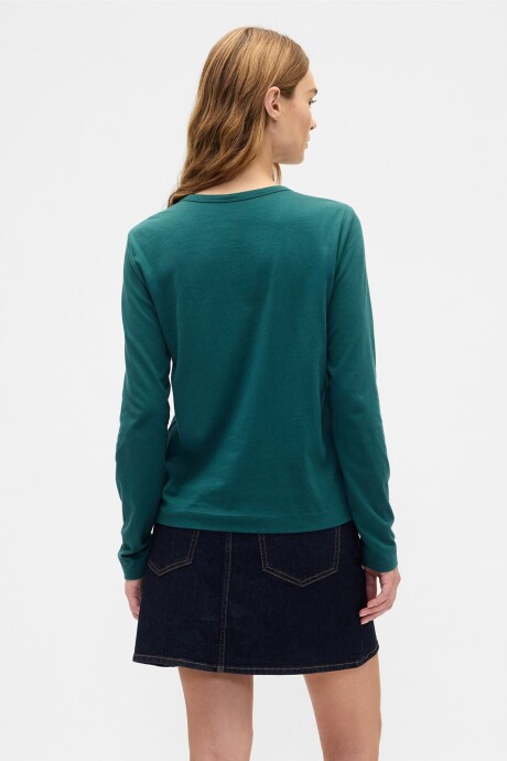 Remera Logo Gap Mujer June Bug 2