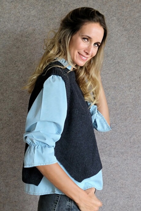 Chaleco Olivia Charcoal