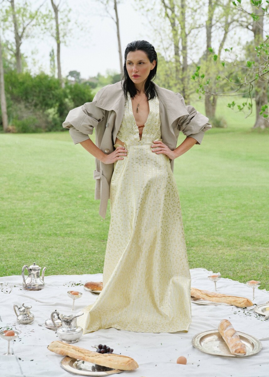 Vestido Alexa - Dorado 