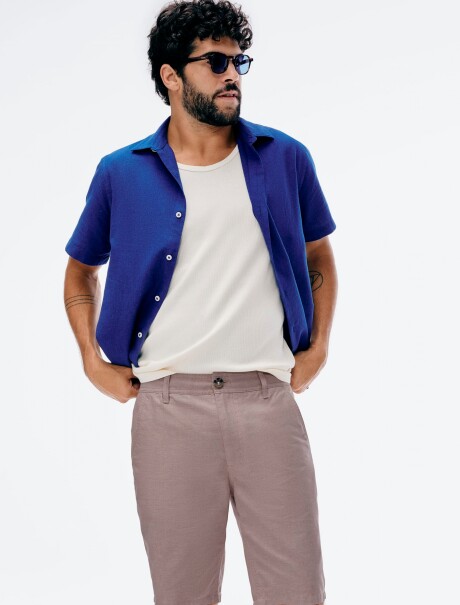 BERMUDA BÁSICA MODELO CHINO GRIS