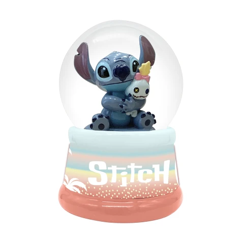 Bola de Nieve Stitch 9,5 x 6,5 cm para Navidad U