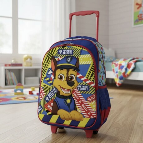 Mochila Nickelodeon 3D Con Carro 40x30 Cm Paw Patrol Para Niños Uso Escolar Cómoda Mochila Nickelodeon 3D Con Carro 40x30 Cm Paw Patrol Para Niños Uso Escolar Cómoda