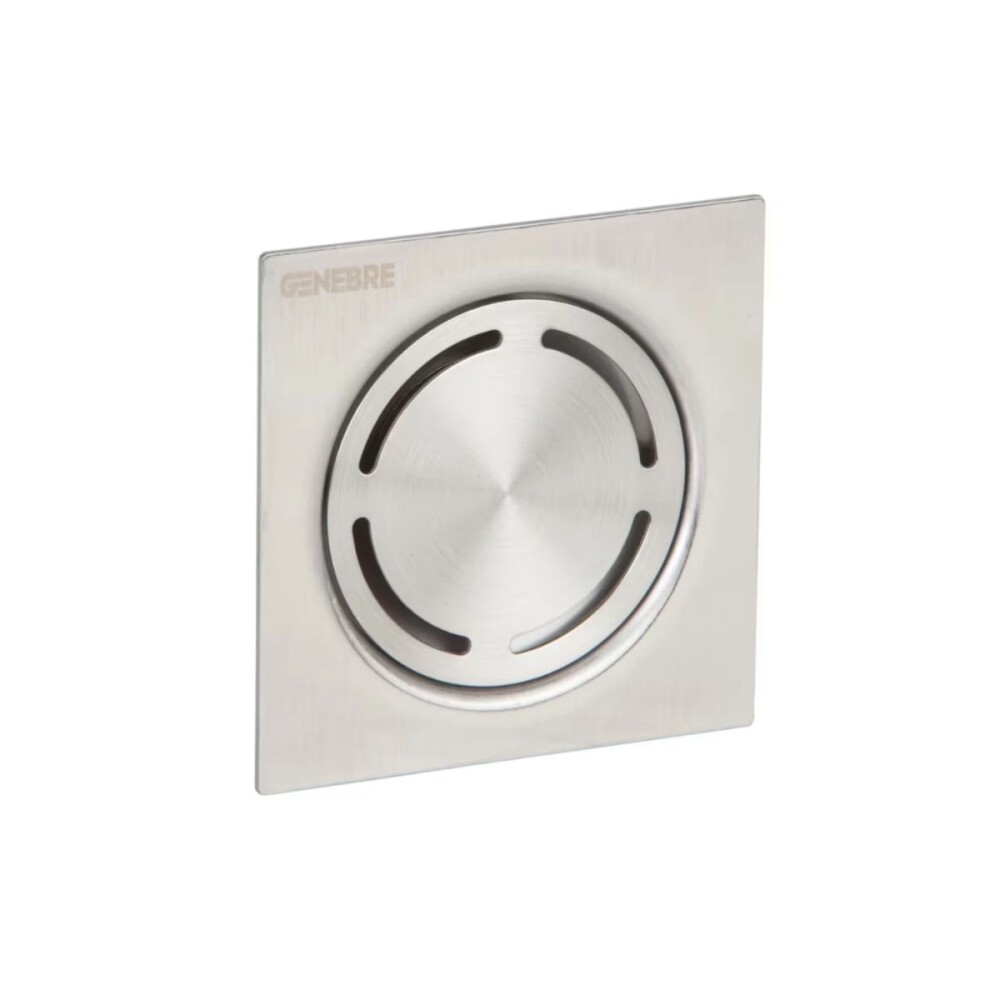 Rejilla de piso click clack 10x10 acero inox Genebre Rejilla De Piso Click Clack 10x10 Acero Inox Genebre