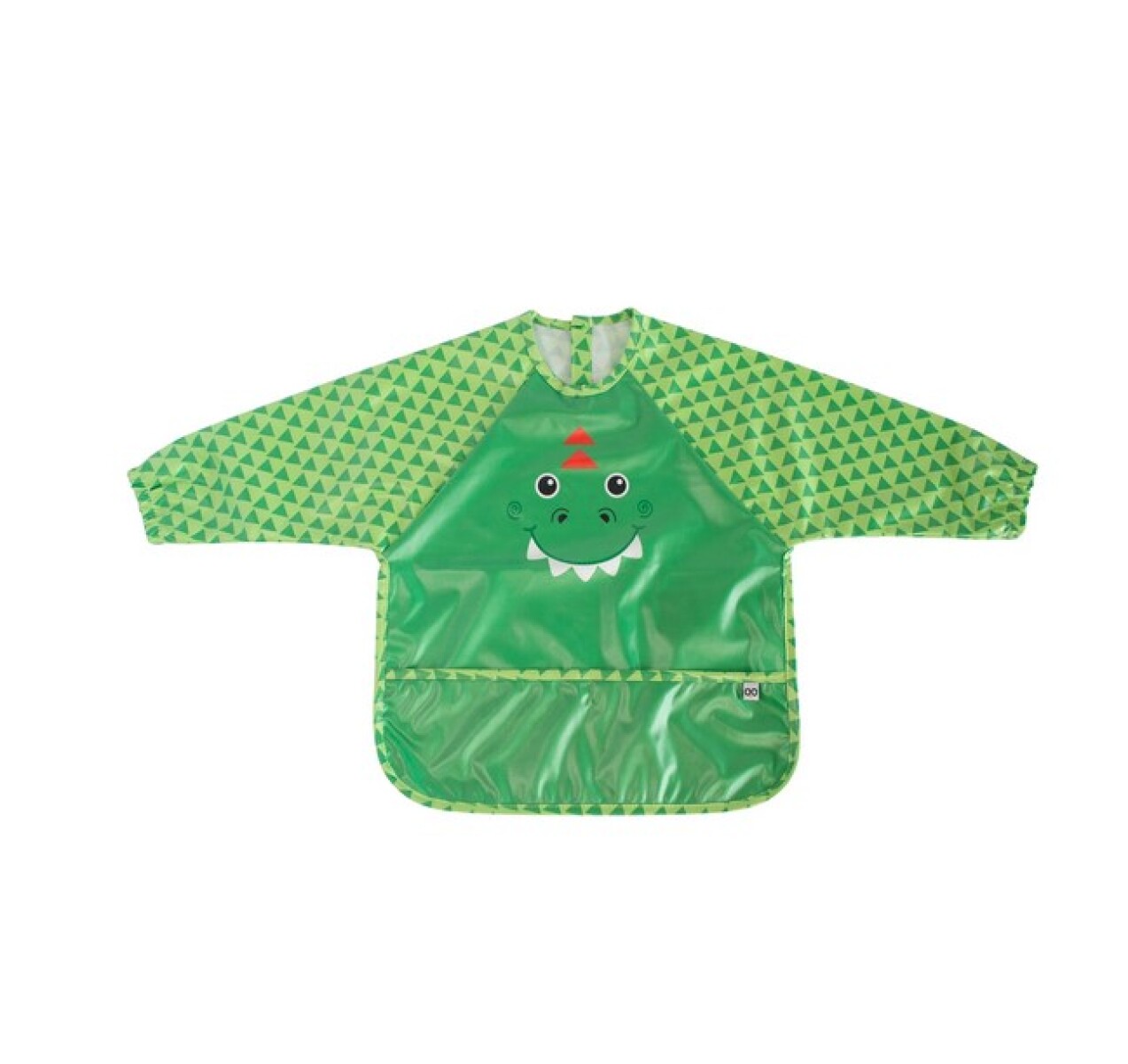 Babero delantal c/mangas - Dinosaurio 
