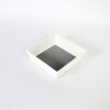 BANDEJA CUADRADA PLAST BLANCO 17X17X5CM Unica