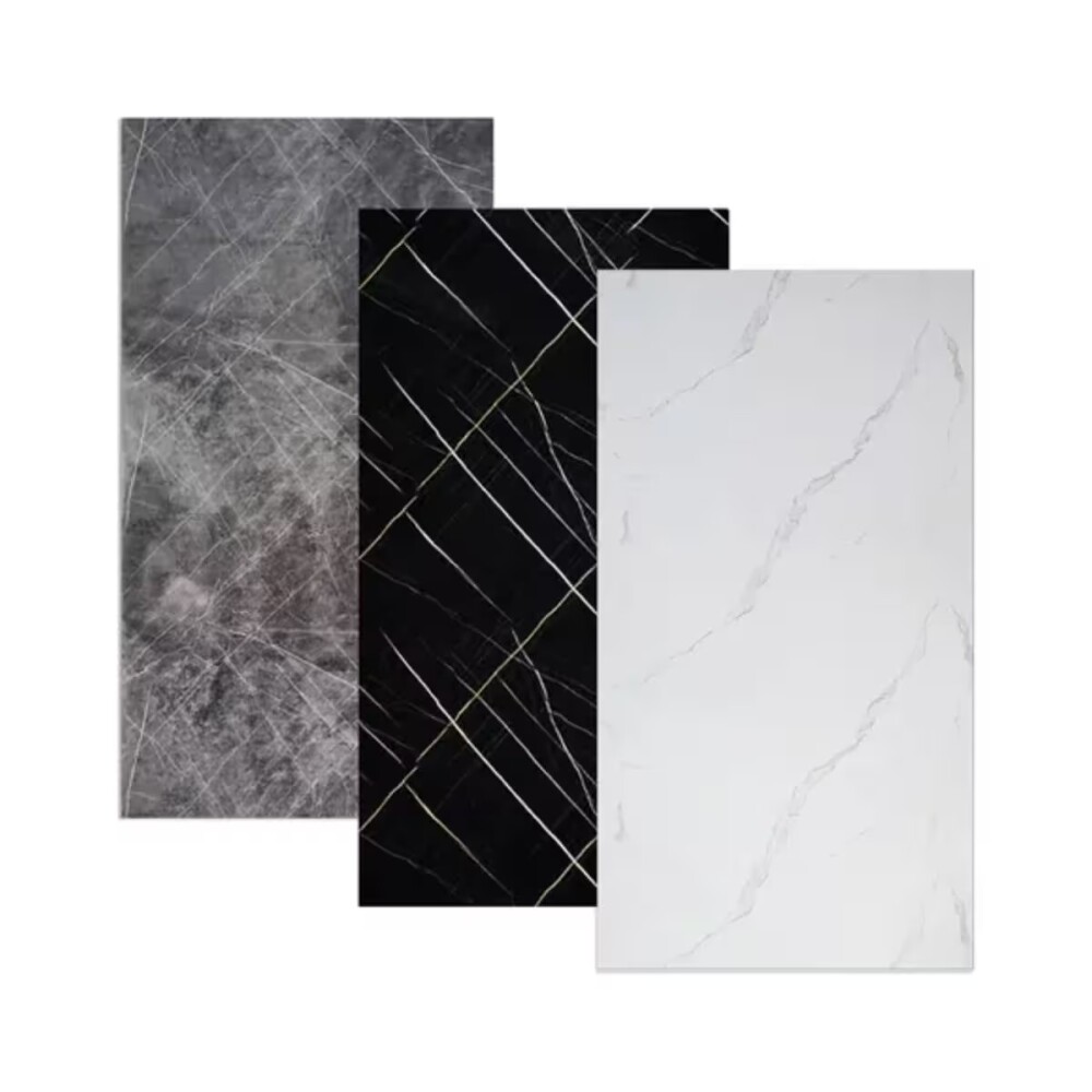 Placa de pvc símil mármol Negro 122x244x0,28 Cm Placa De Pvc Símil Mármol Negro 122x244x0,28 Cm