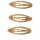 Pack 4 Broches Gold Colour