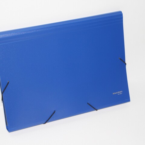 CARPETA YIL 13 DIVISIONES A4 CON ELÁSTICO AZUL