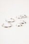 AROS DERMONT Plateado