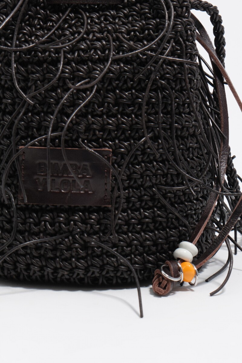 BOLSO MINI TRENZADA Marron