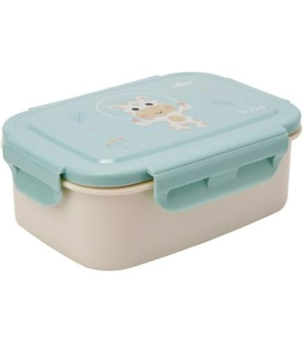 Lunchera bento box BUBA pastel colors - jirafa 
