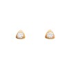Caravanas Triangulo de luz oro- Oro bajo - Zirconia - CA8113 conpiedra
